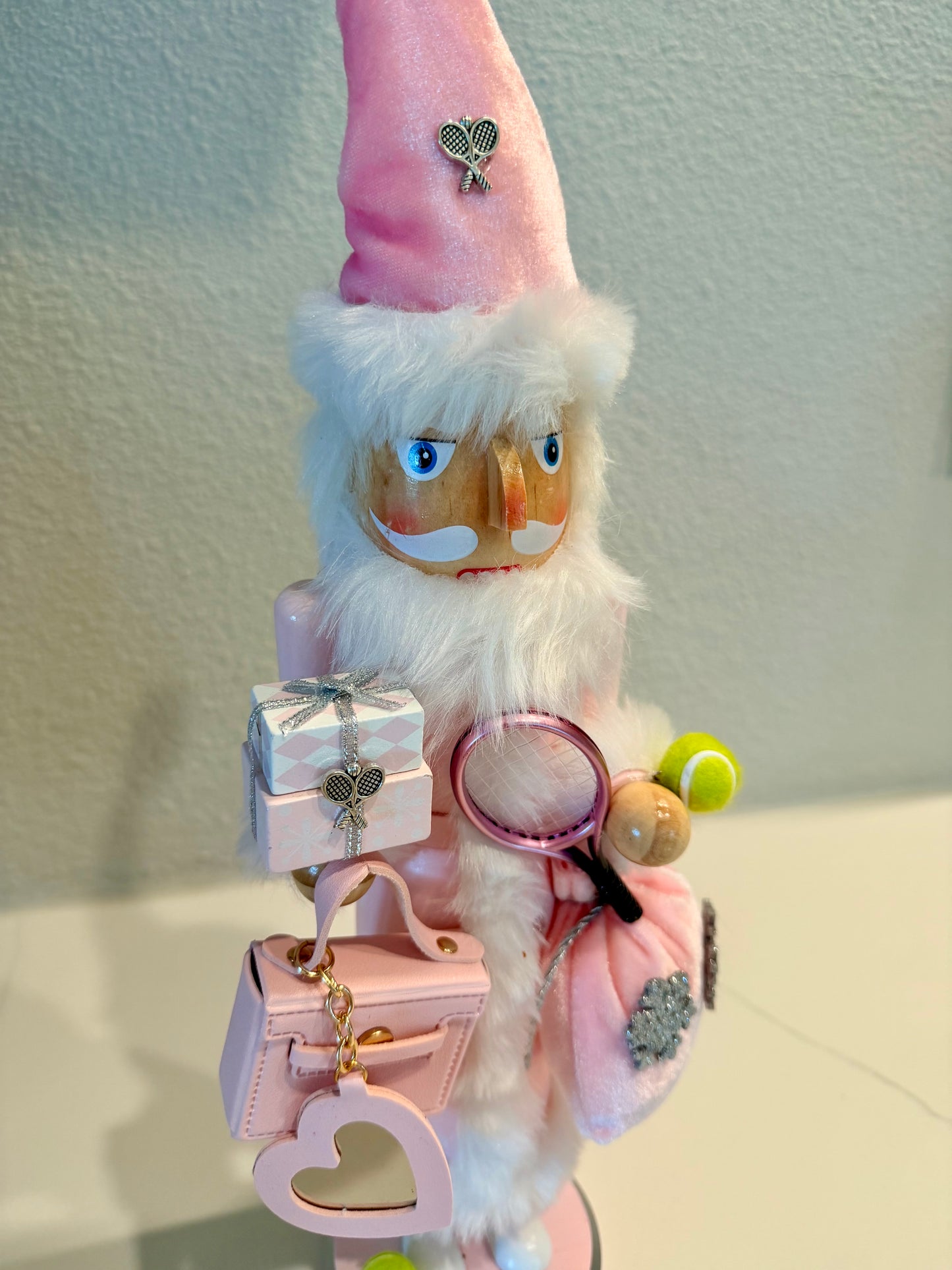 The Santa Tennis Player II - Small Nutcracker