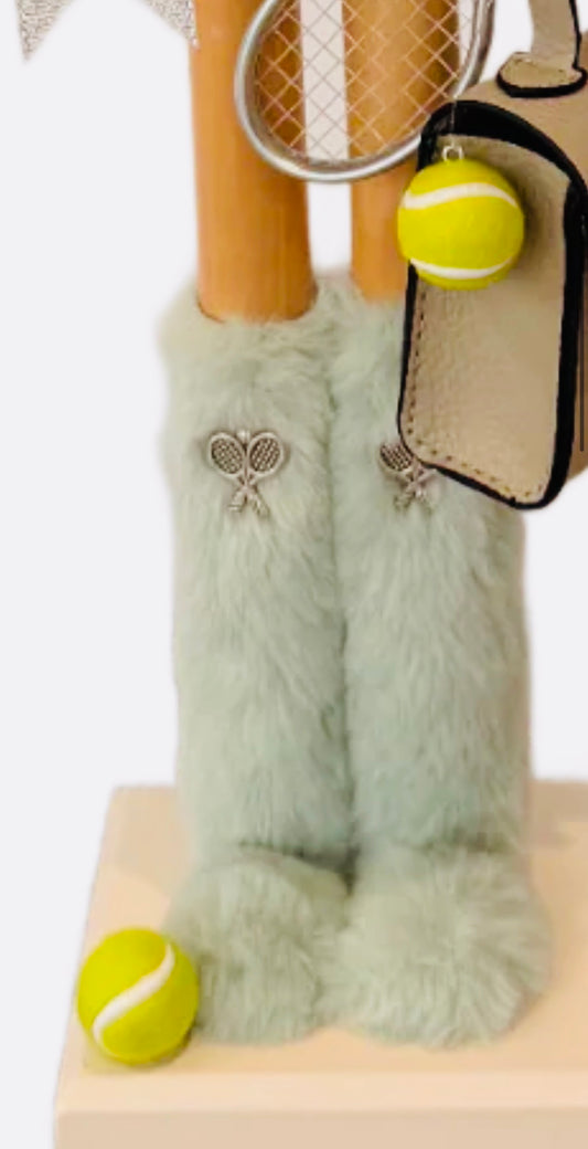 The Tennis Fashionista Woodsman II- Small Nutcracker
