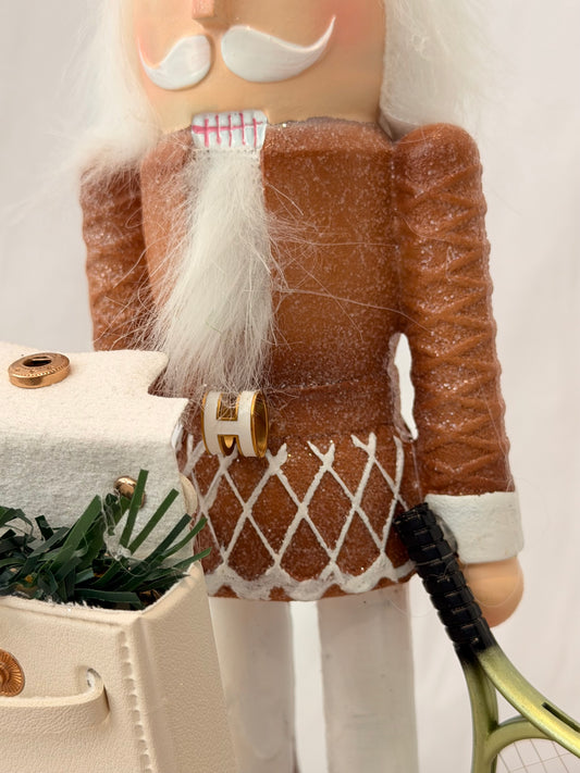 The Gingerbread Tennis Player - Small Nutcracker