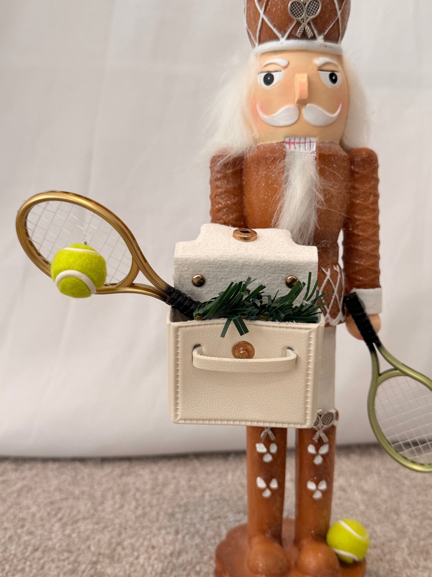 The Gingerbread Tennis Player - Small Nutcracker