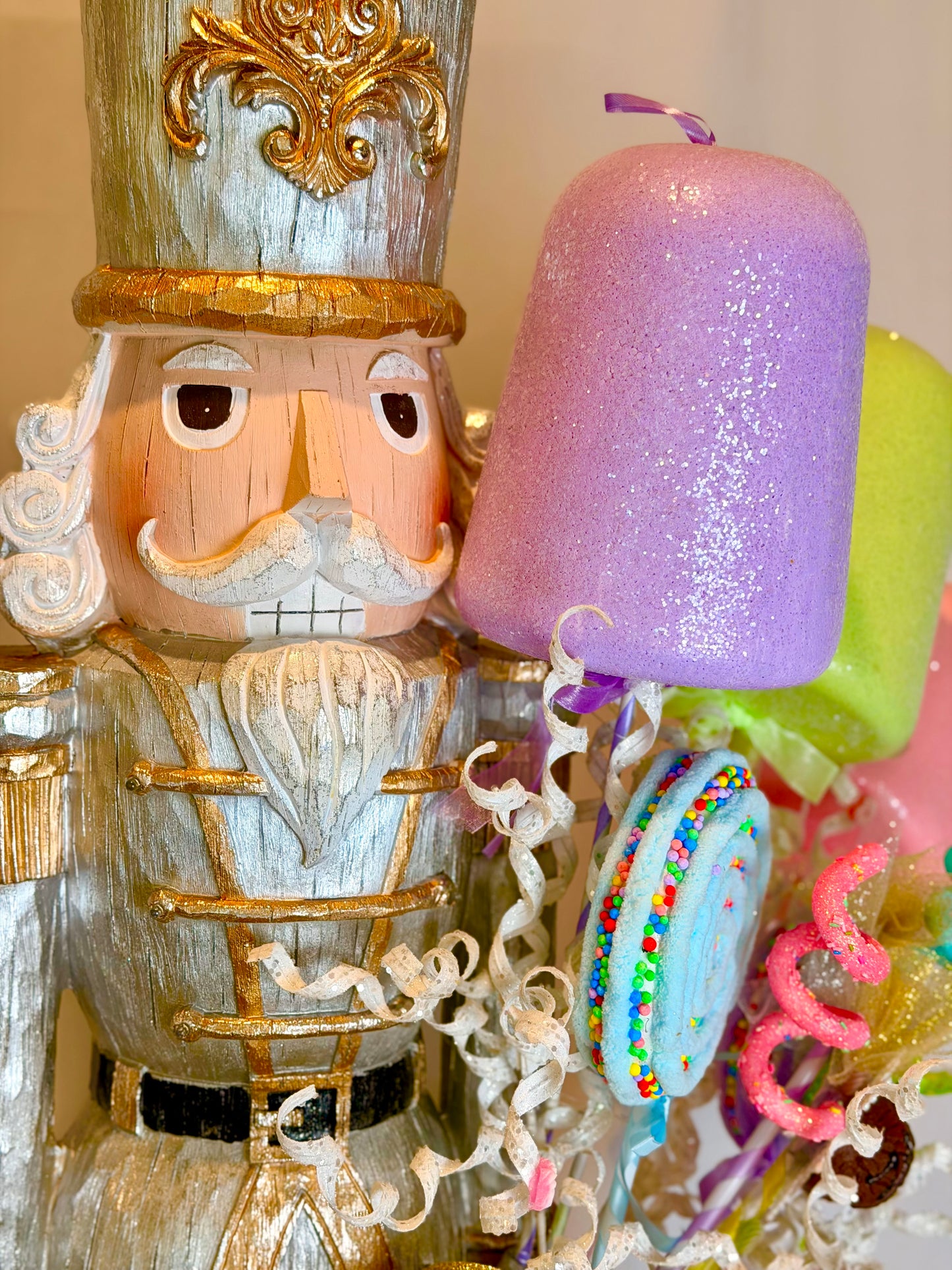 The Sir Candyman - 4 Feet Tall Medium Nutcracker