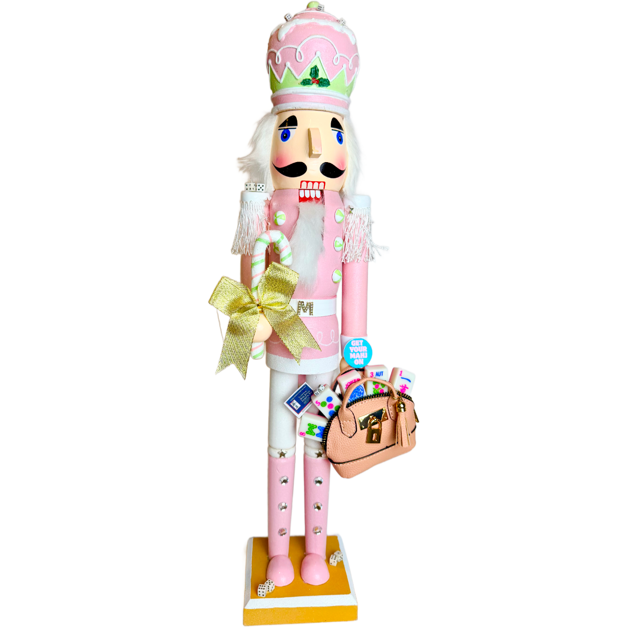The Mahjongg Cupcake Nutcracker - Small/Medium Nutcracker