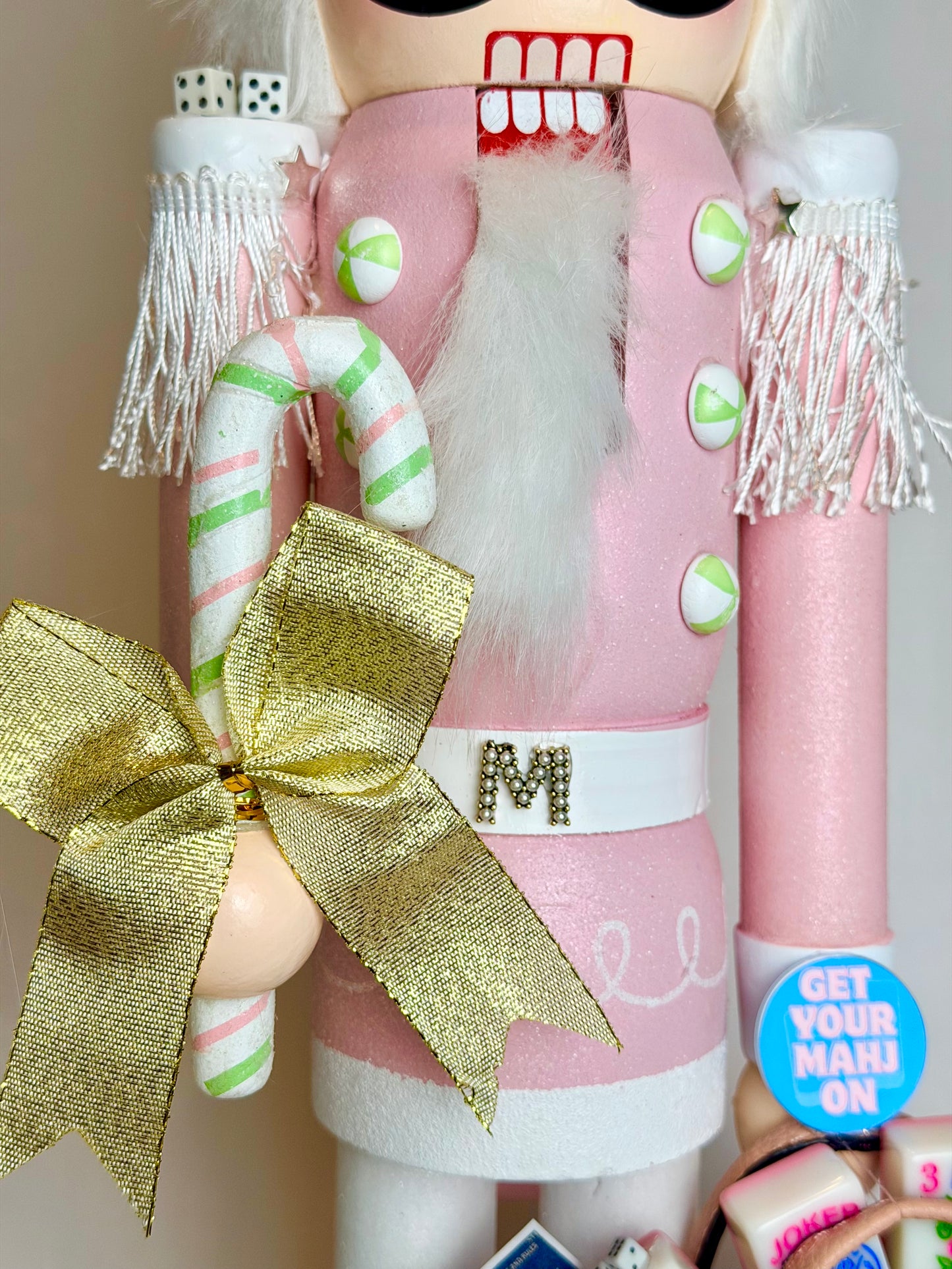 The Mahjongg Cupcake Nutcracker - Small/Medium Nutcracker
