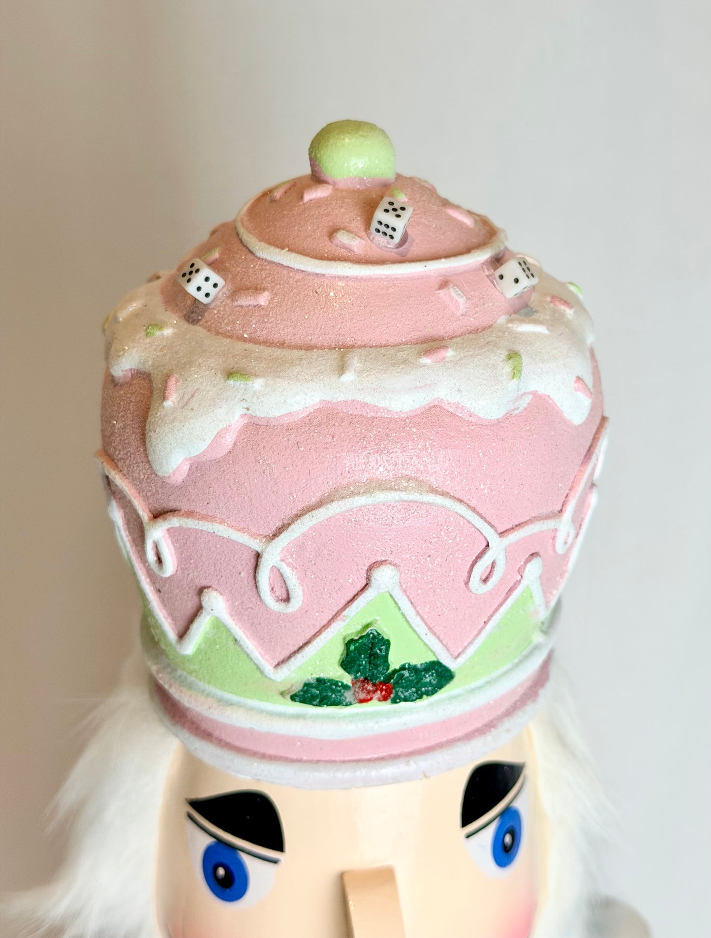 The Mahjongg Cupcake Nutcracker - Small/Medium Nutcracker