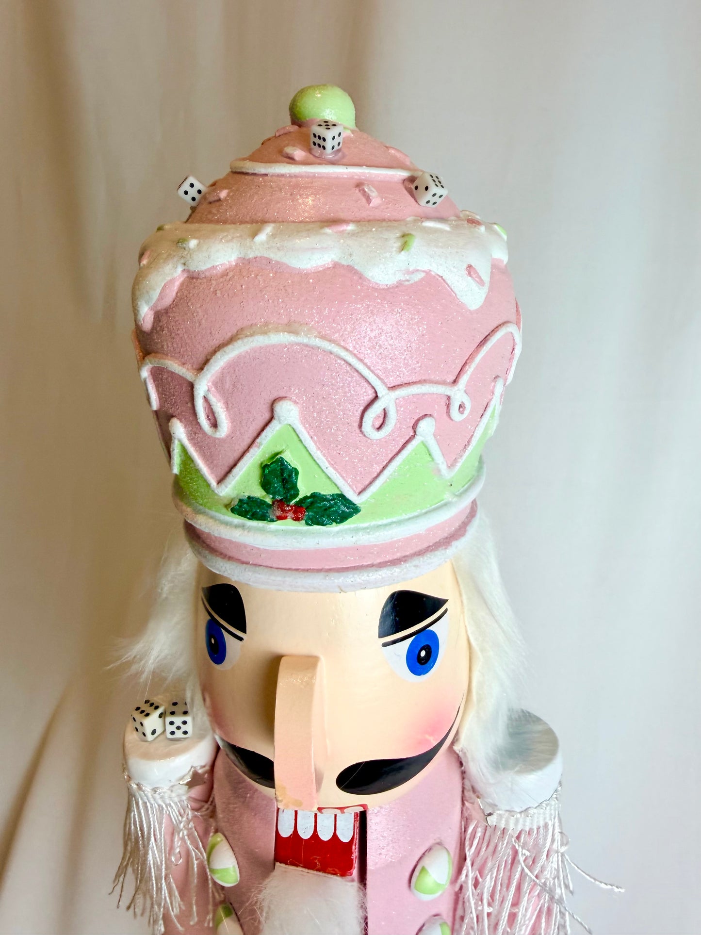 The Mahjongg Cupcake Nutcracker - Small/Medium Nutcracker