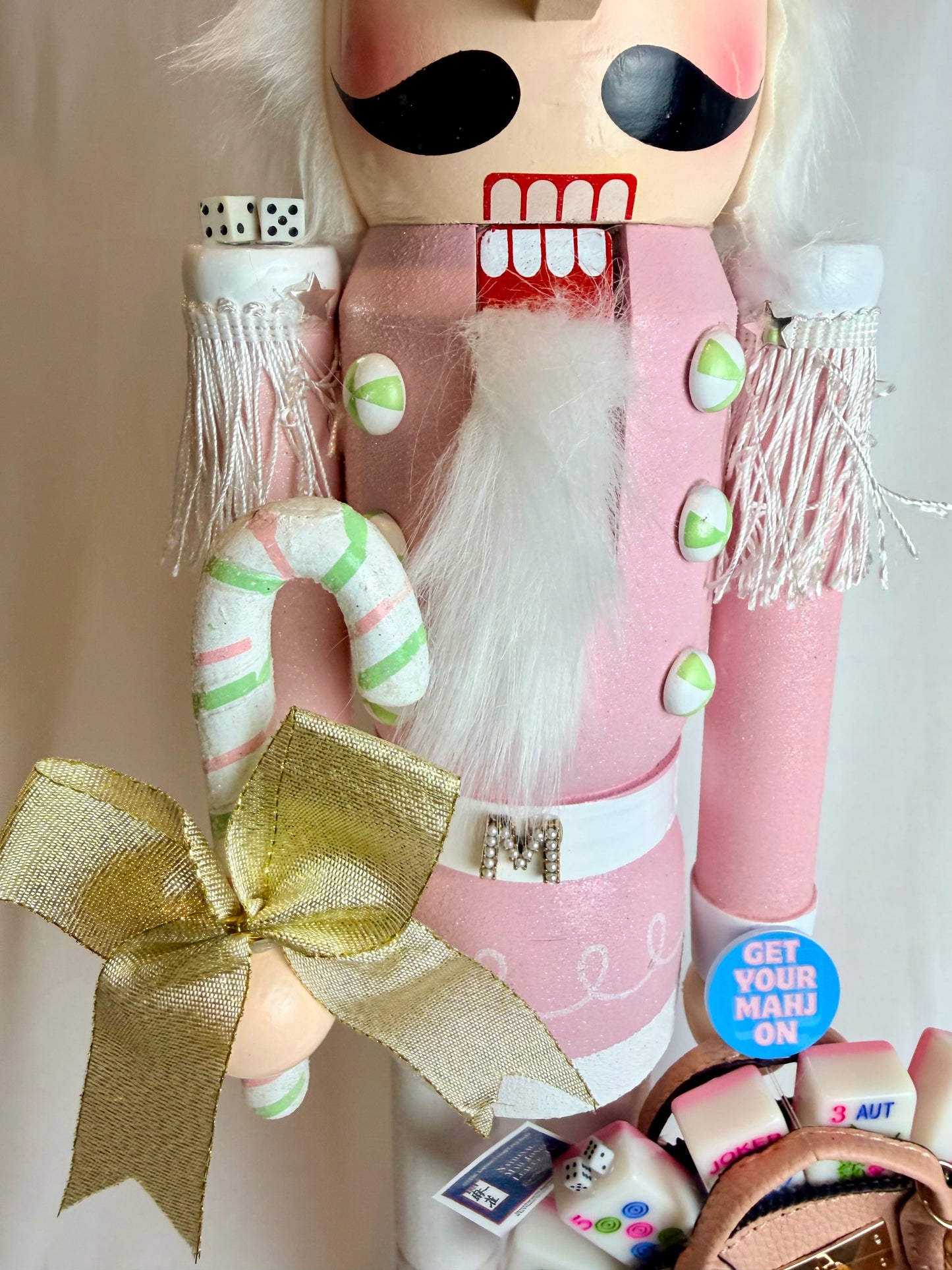 The Mahjongg Cupcake Nutcracker - Small/Medium Nutcracker