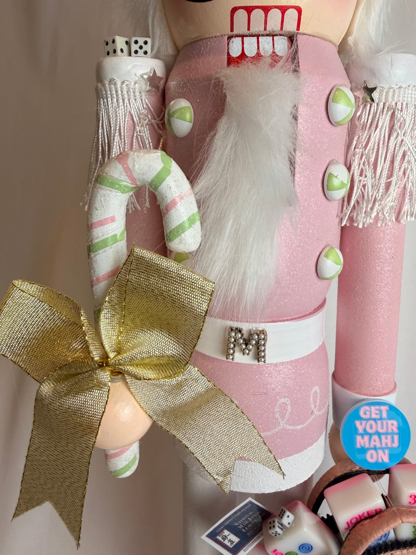 The Mahjongg Cupcake Nutcracker - Small/Medium Nutcracker