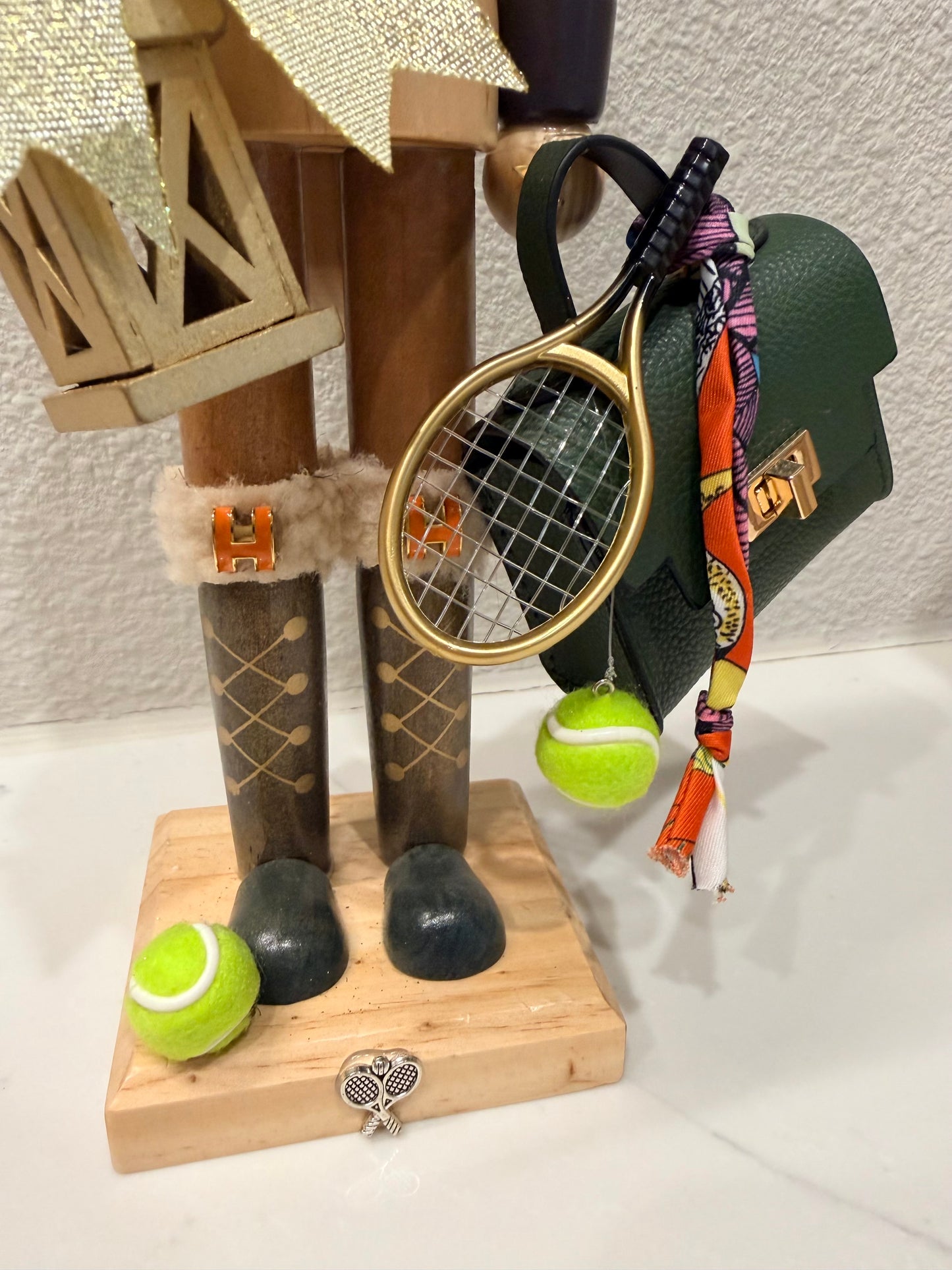 Woodsman Tennis Nutcracker - Small Nutcracker