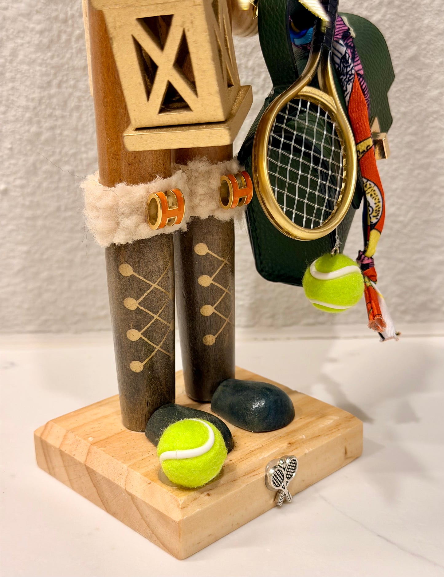 Woodsman Tennis Nutcracker - Small Nutcracker