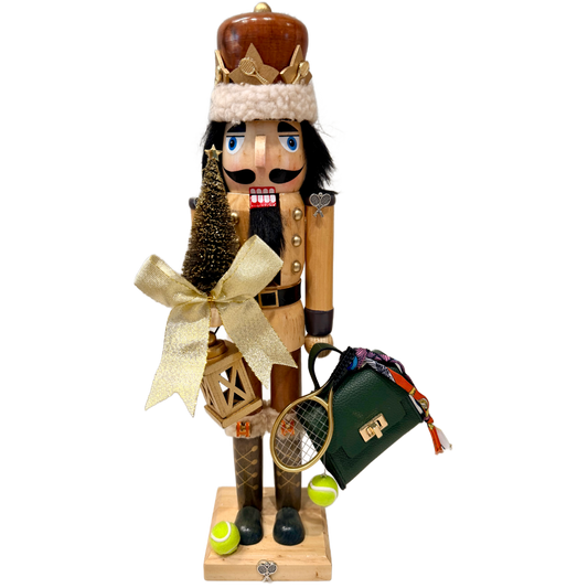 Woodsman Tennis Nutcracker - Small Nutcracker