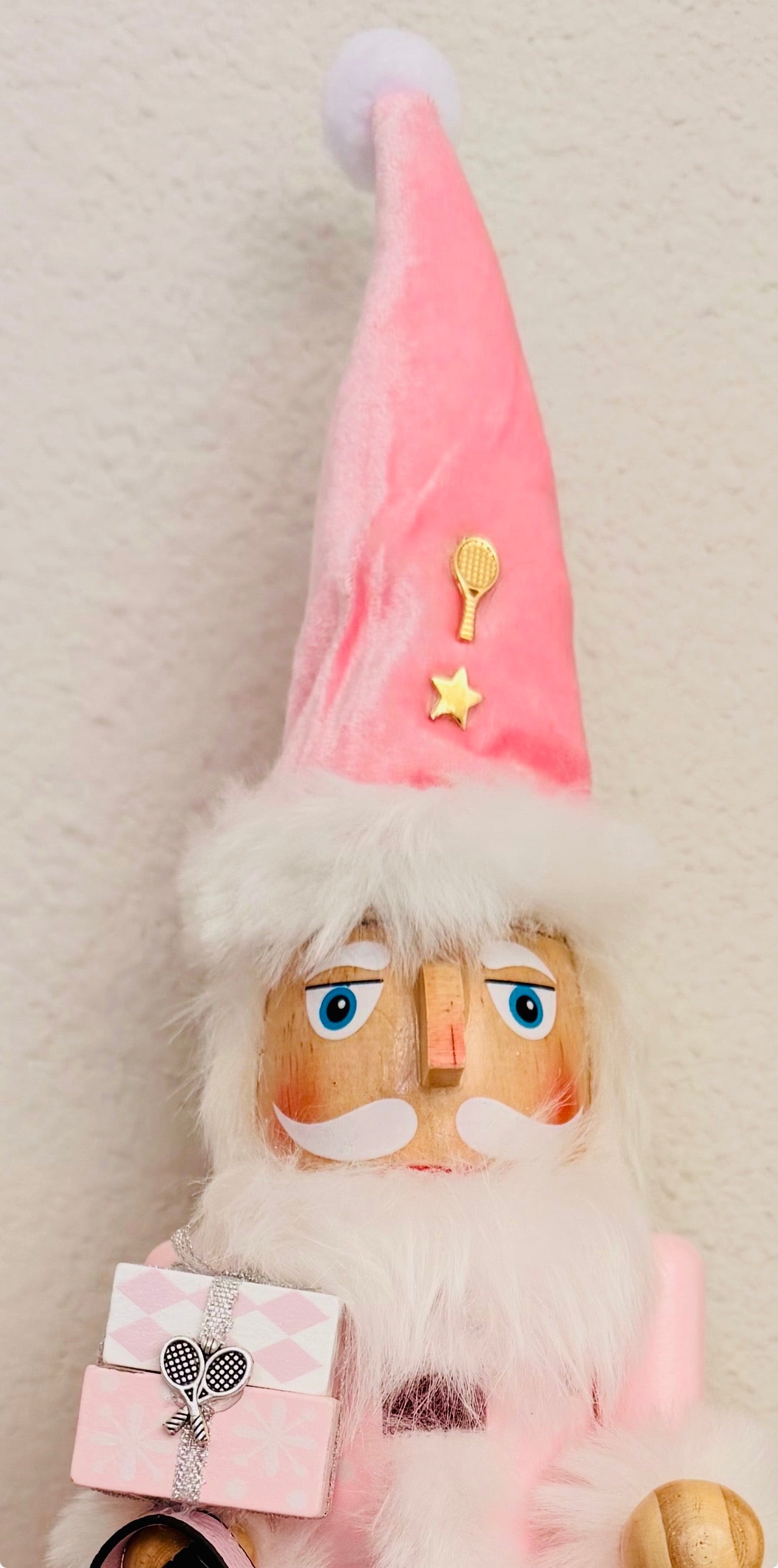 The Santa Tennis Santa I - Small Nutcracker