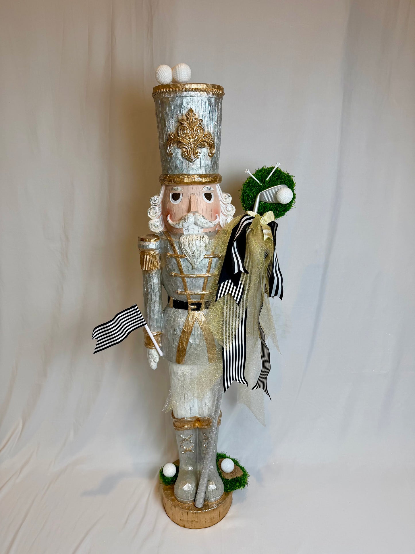The Fore The Love Of Golf - 4 Feet Tall Medium Nutcracker