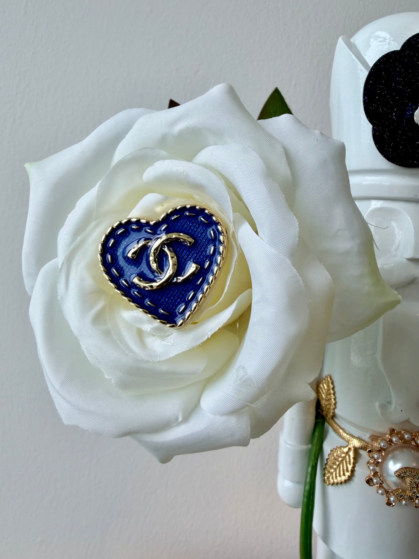 The Floral Blue - Small Nutcracker