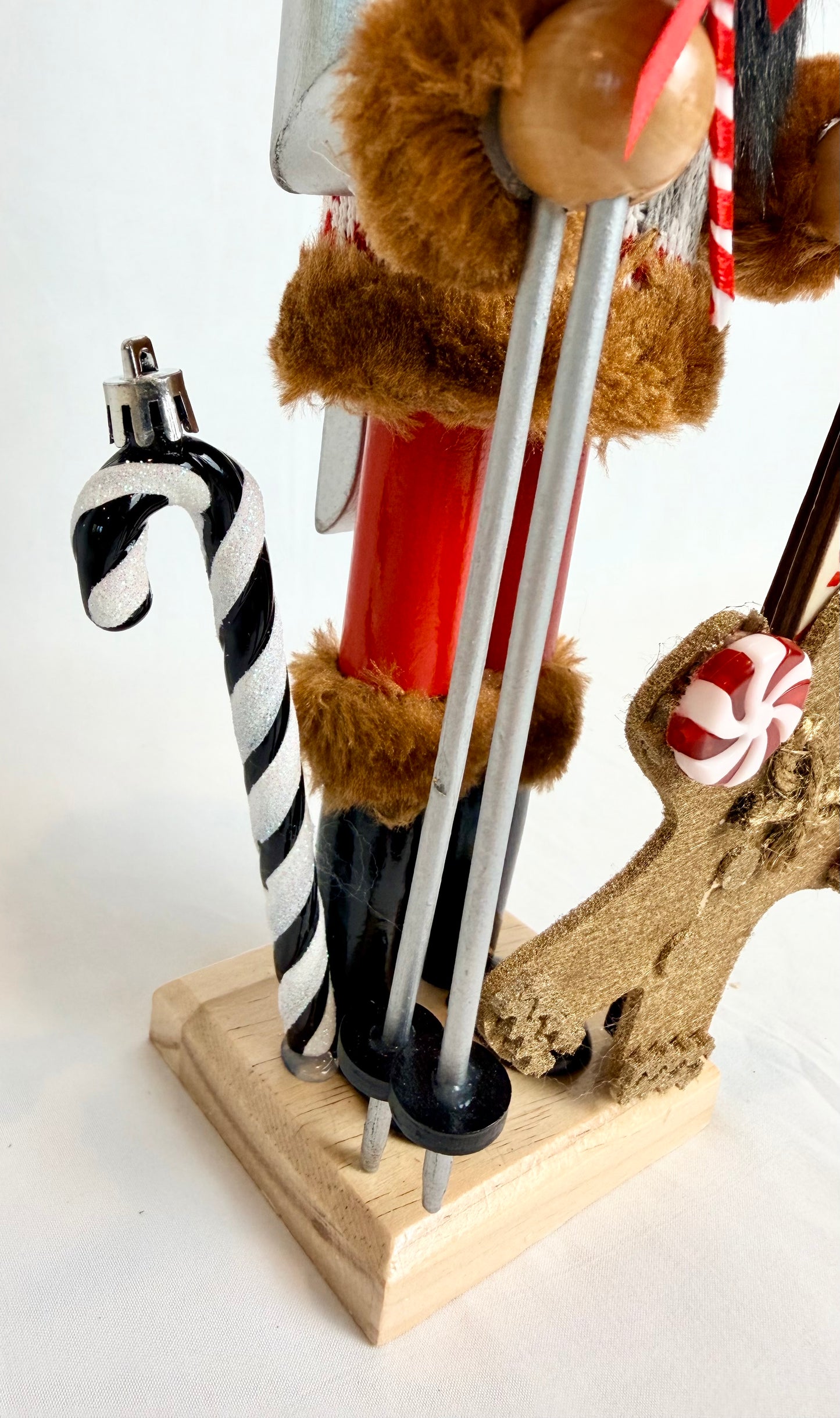 The Peppermint Skier - Small Nutcracker