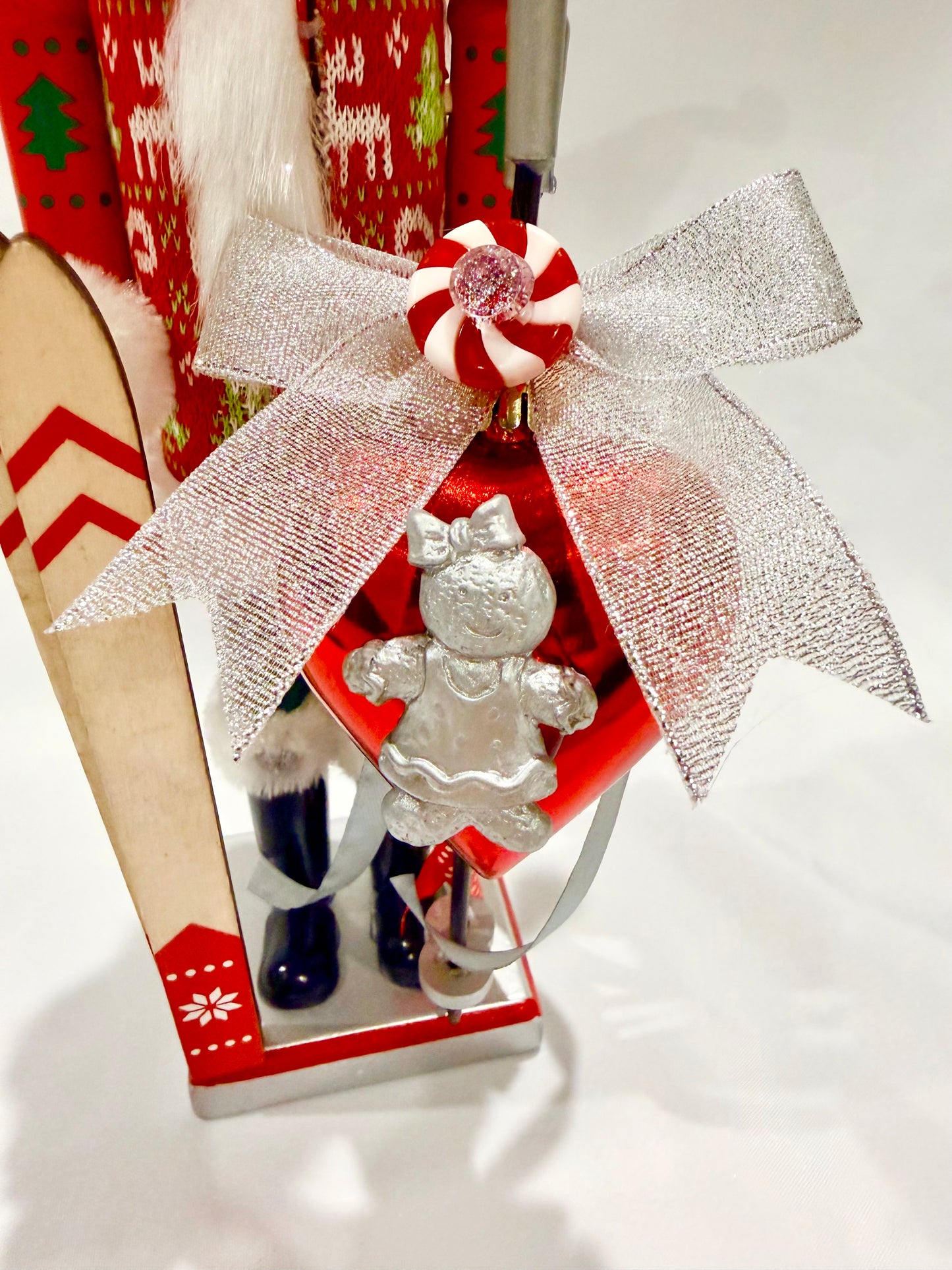 The Skiing Santa - Small Nutcracker