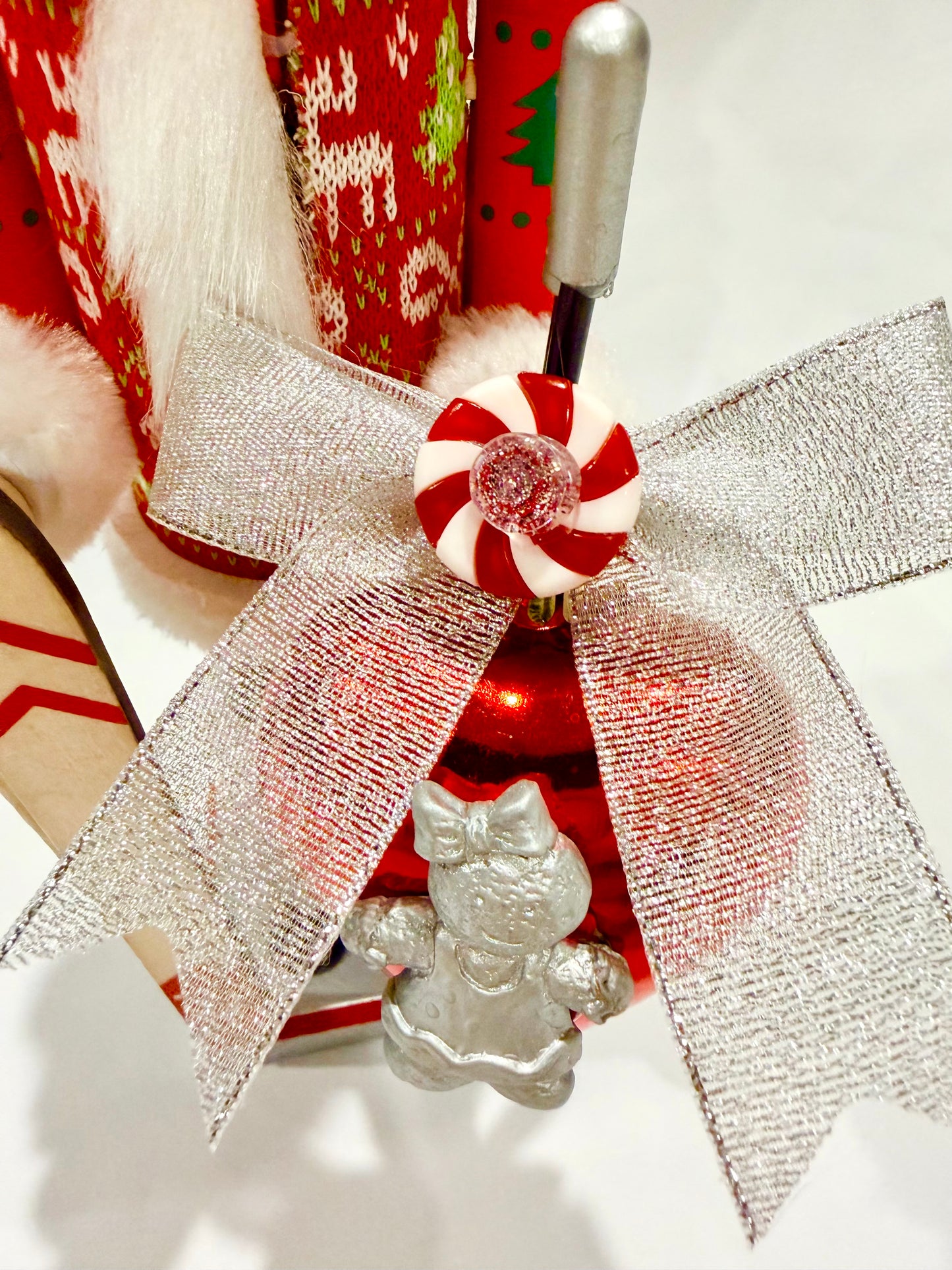 The Skiing Santa - Small Nutcracker