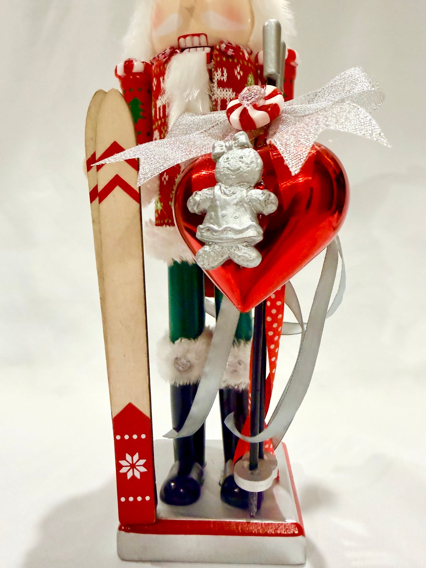 The Skiing Santa - Small Nutcracker