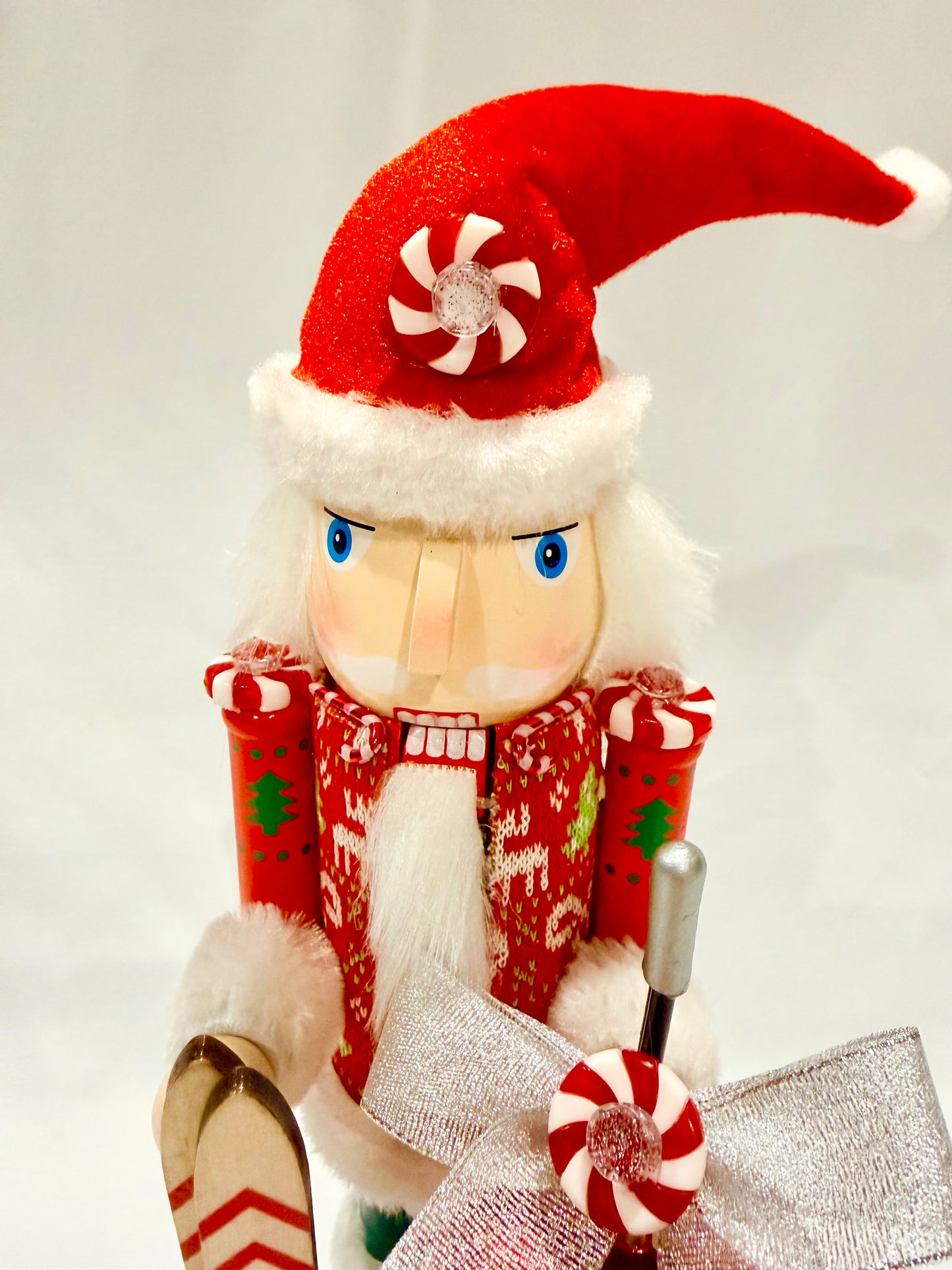 The Skiing Santa - Small Nutcracker