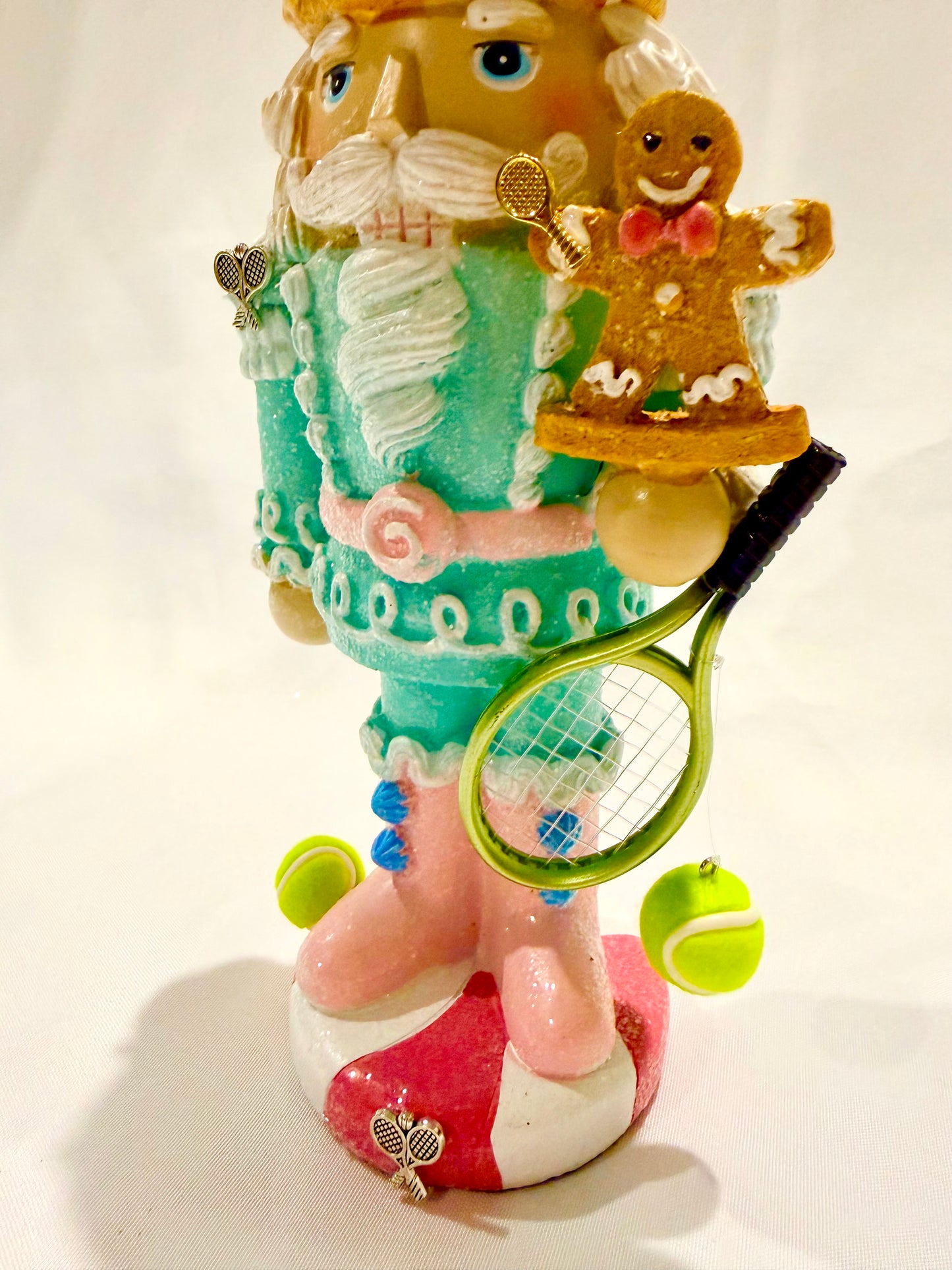 The Tennis Cupcake Santa - Small Nutcracker