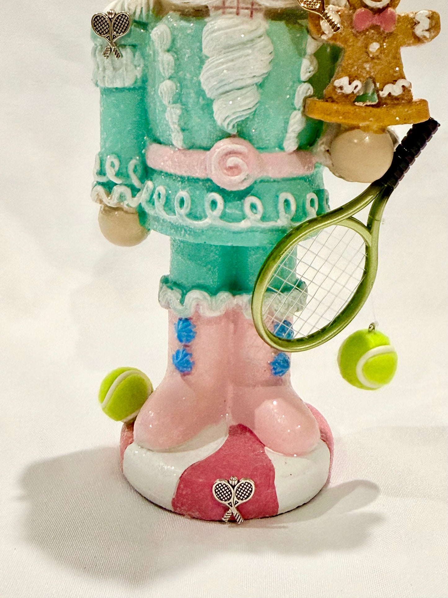 The Tennis Cupcake Santa - Small Nutcracker