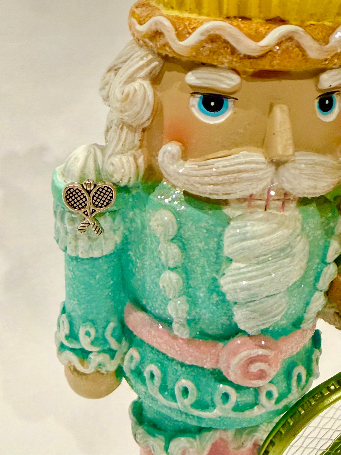 The Tennis Cupcake Santa - Small Nutcracker