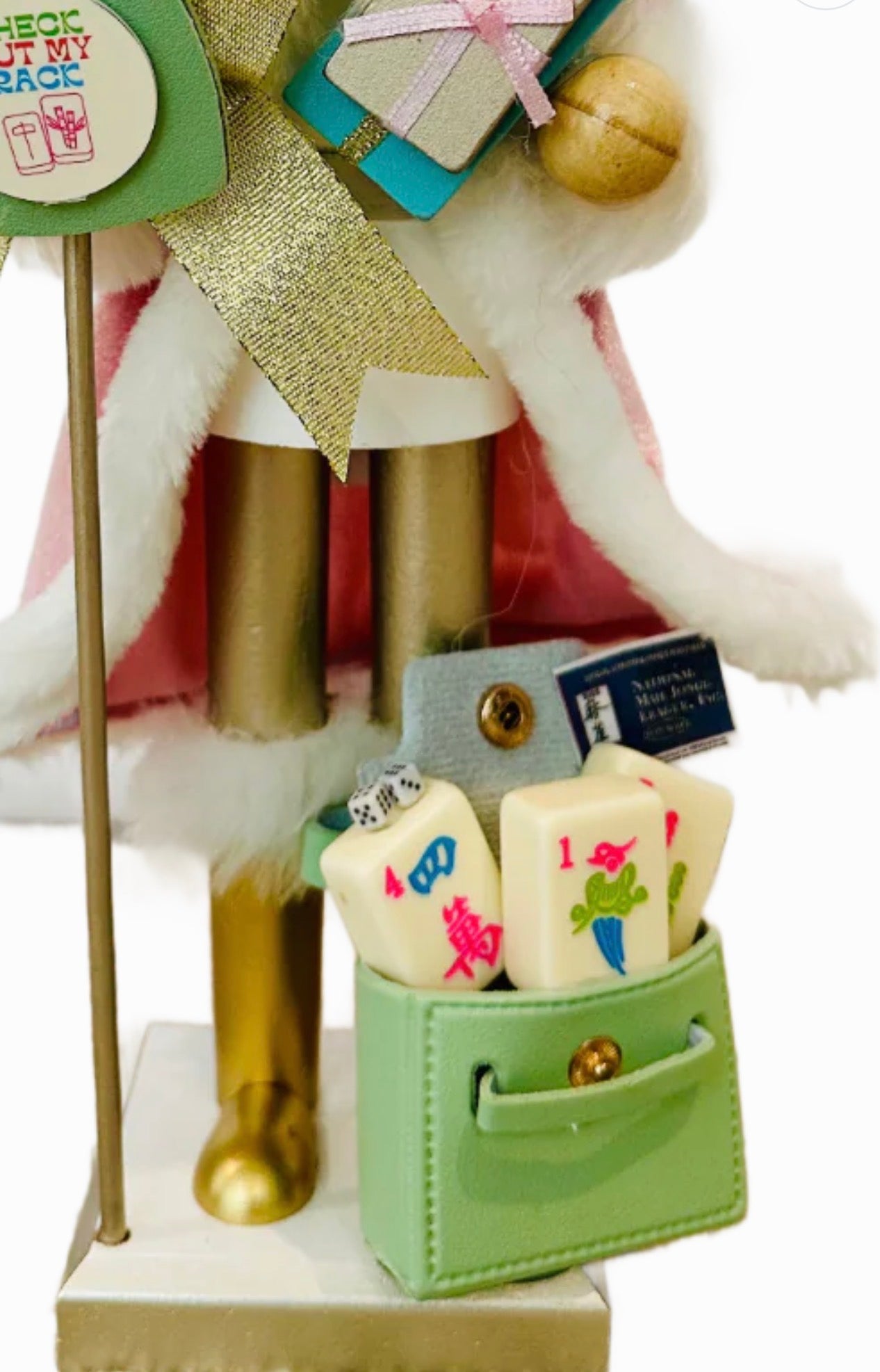 The Santa Mahj Mint II - Small Nutcracker