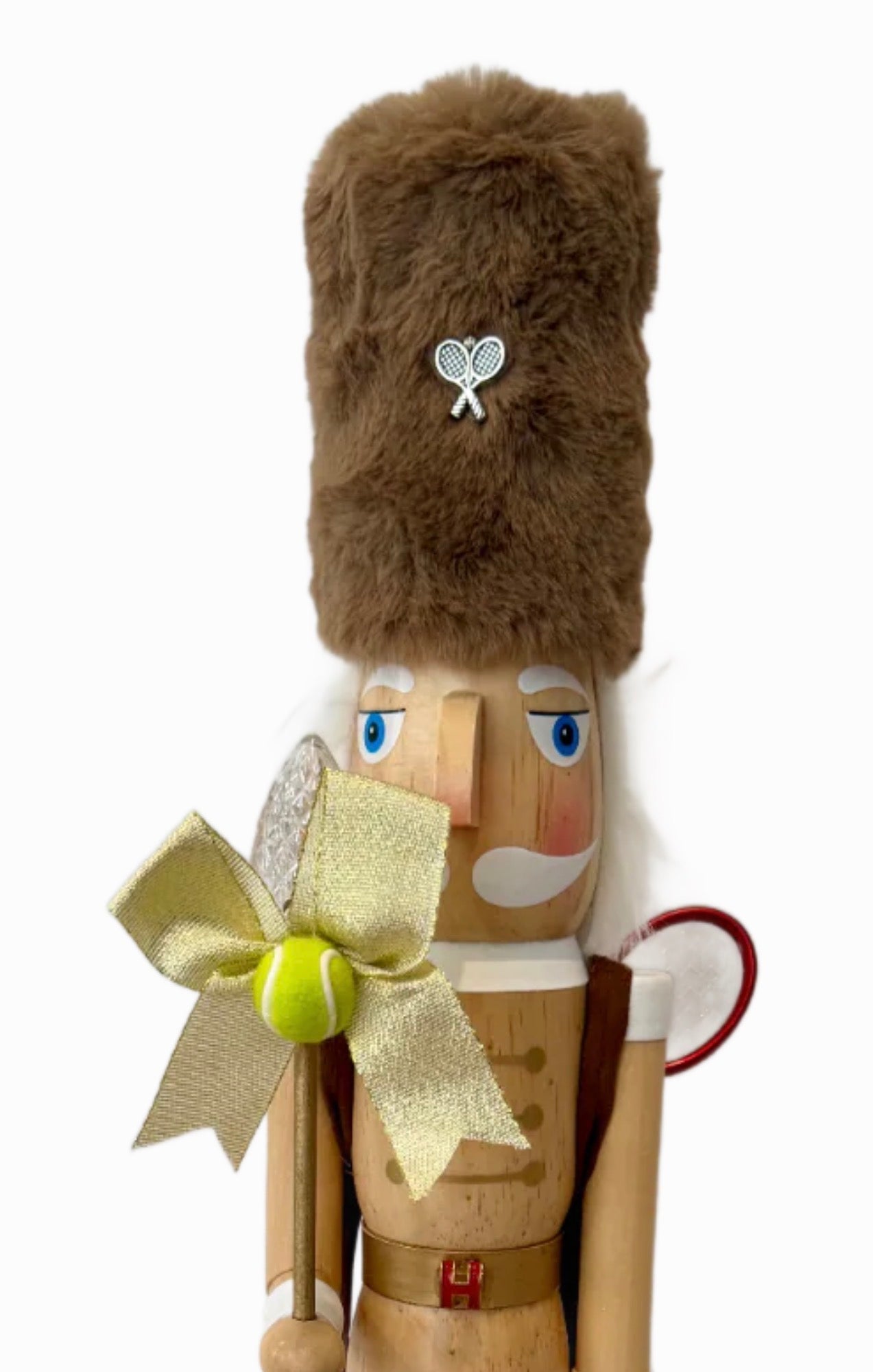 The Tennis Fashionista Woodsman - Small Nutcracker