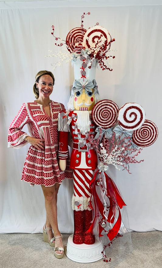 The Peppermint Swirl - Life-Size Nutcracker