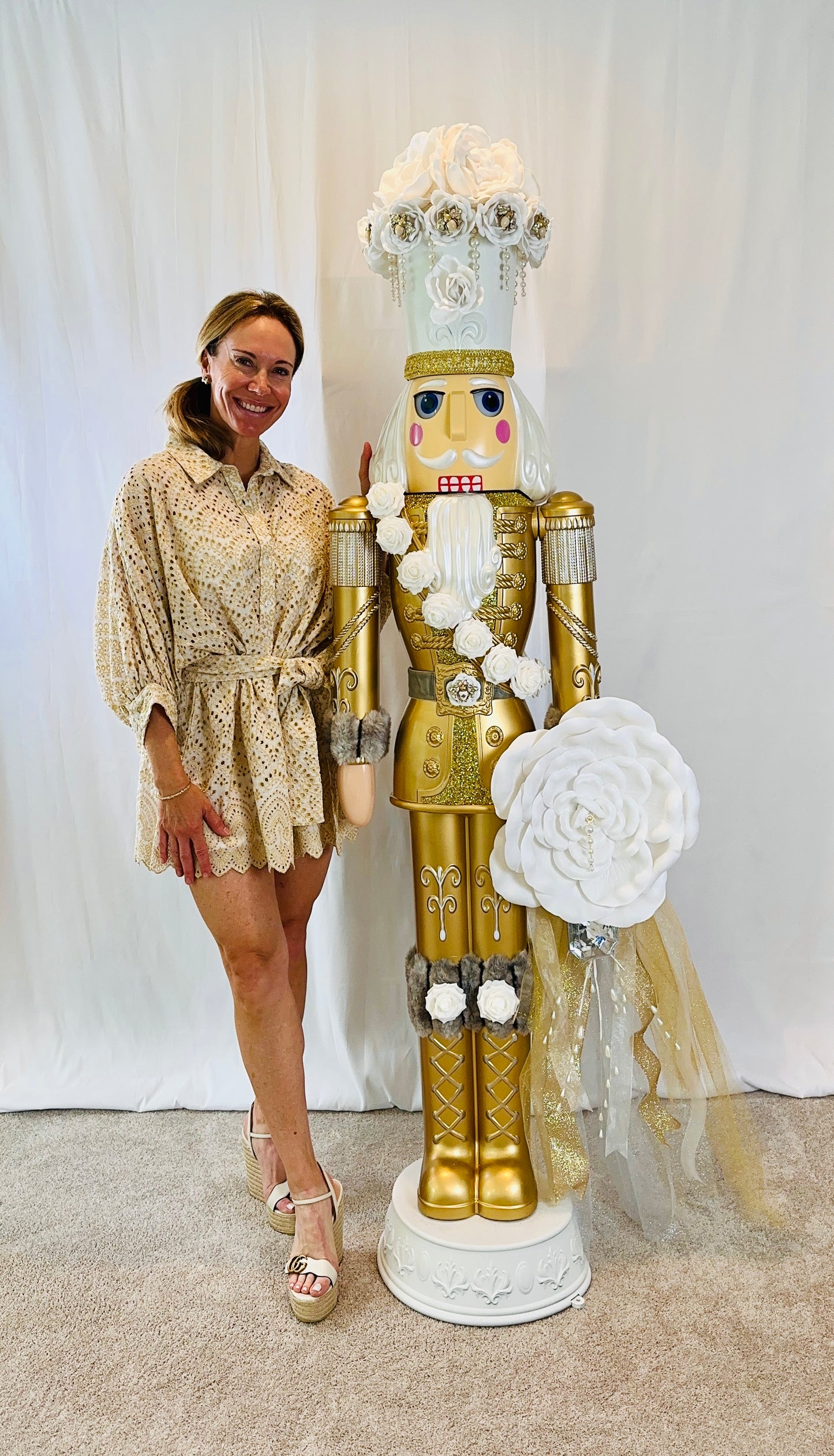 Sir Golden Bloom - Life-Size Nutcracker