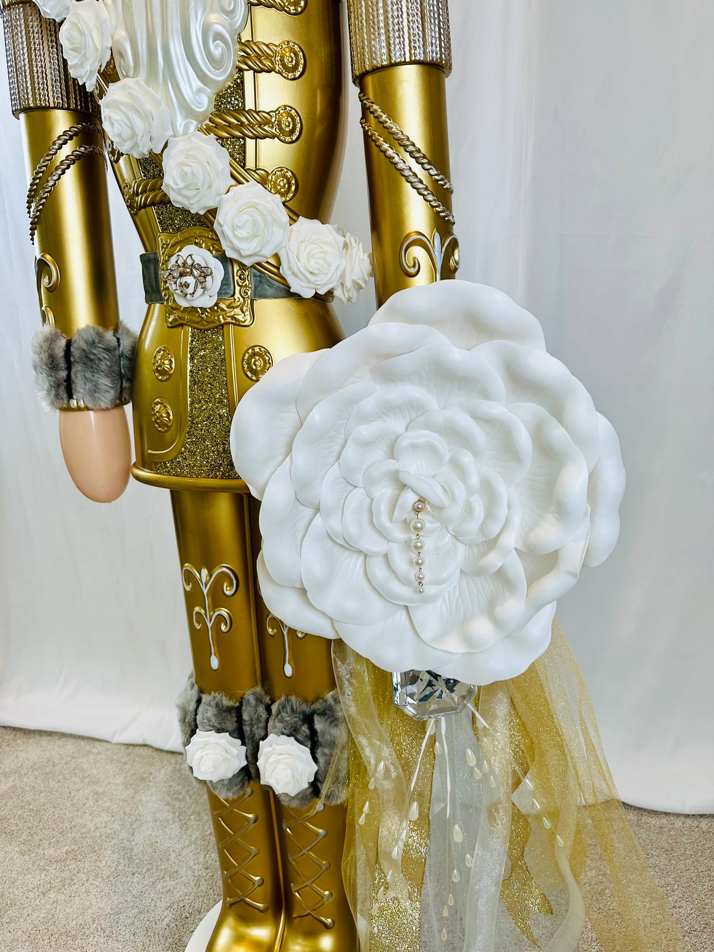 Sir Golden Bloom - Life-Size Nutcracker
