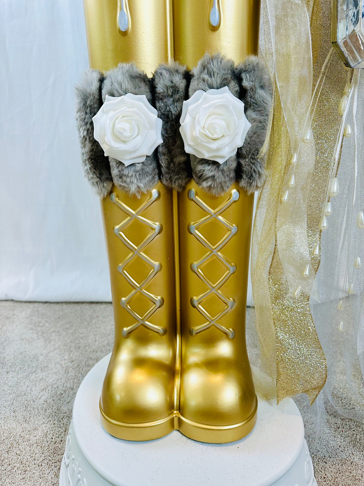 Sir Golden Bloom - Life-Size Nutcracker