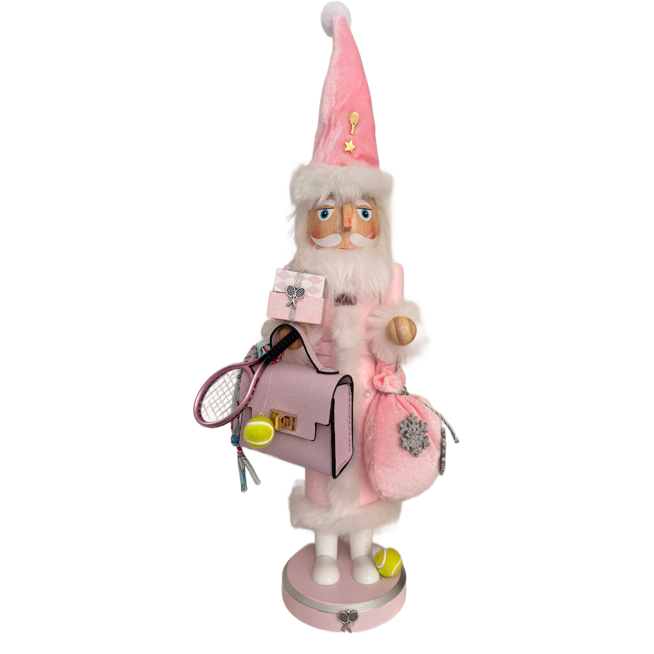 The Santa Tennis Santa I - Small Nutcracker