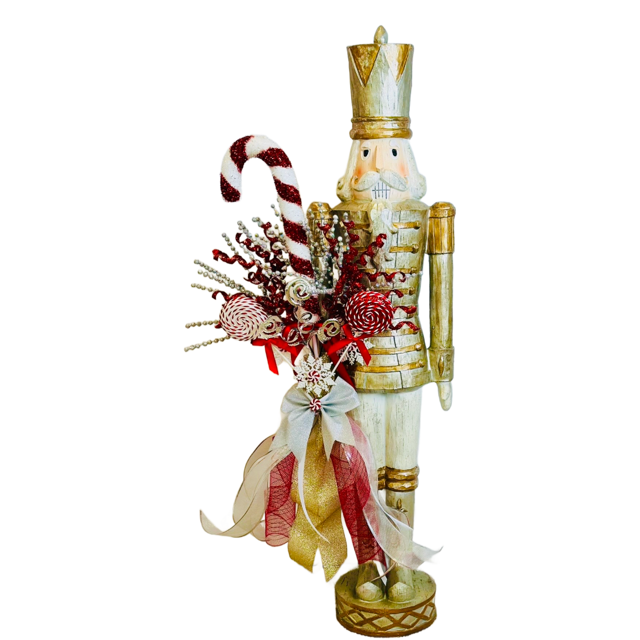 The Sir Peppermint - 4 Feet Tall Medium Nutcracker