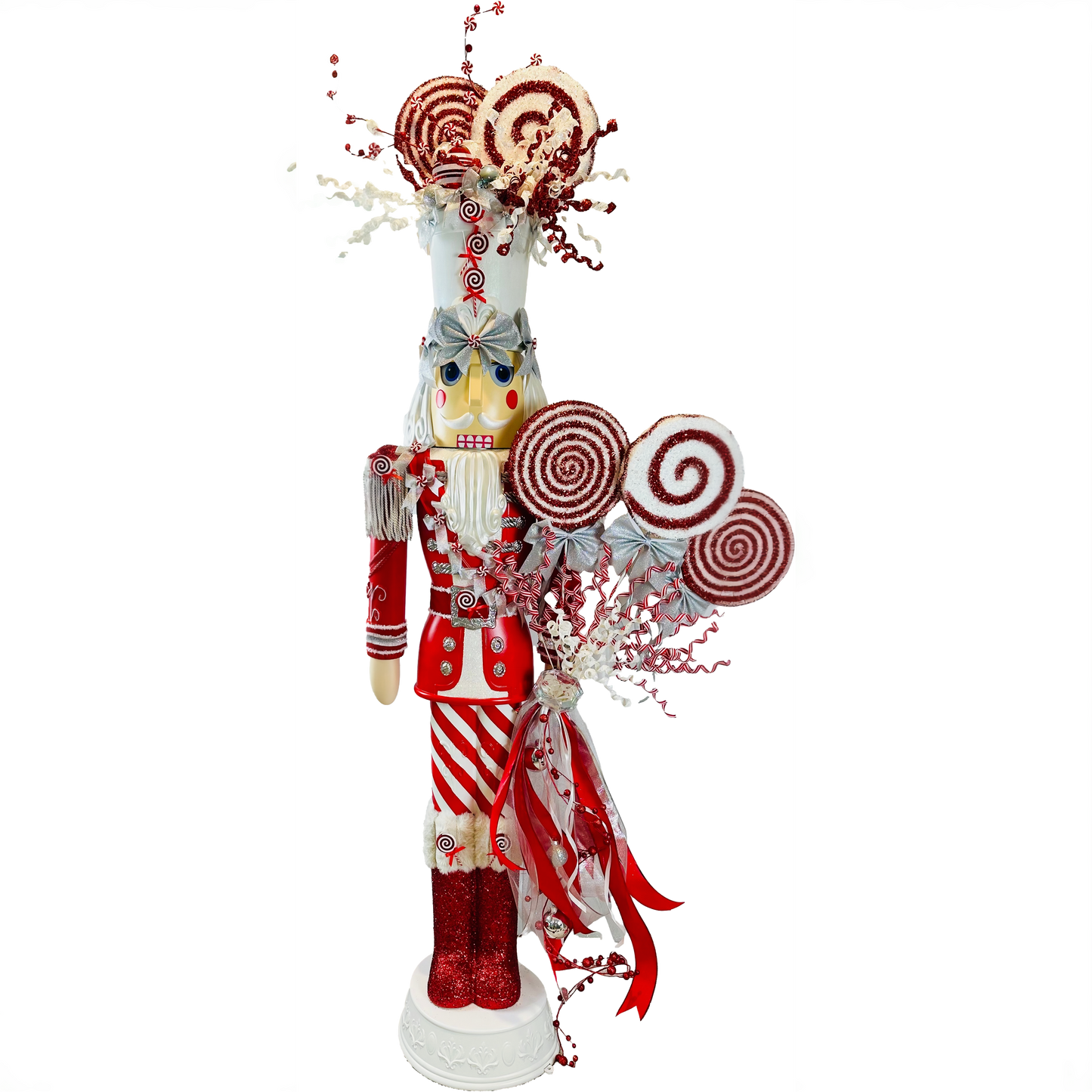The Peppermint Swirl - Life-Size Nutcracker