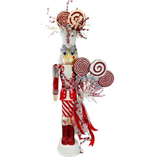 The Peppermint Swirl - Life-Size Nutcracker