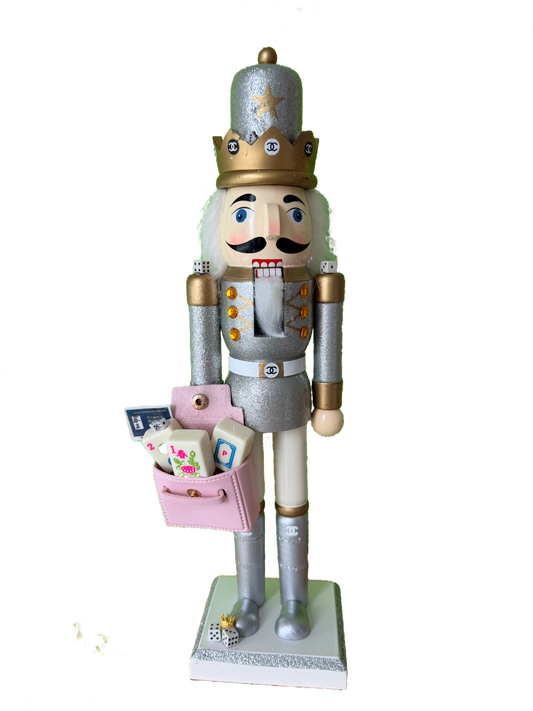 The Mahjong Knight Silver – Small Nutcracker