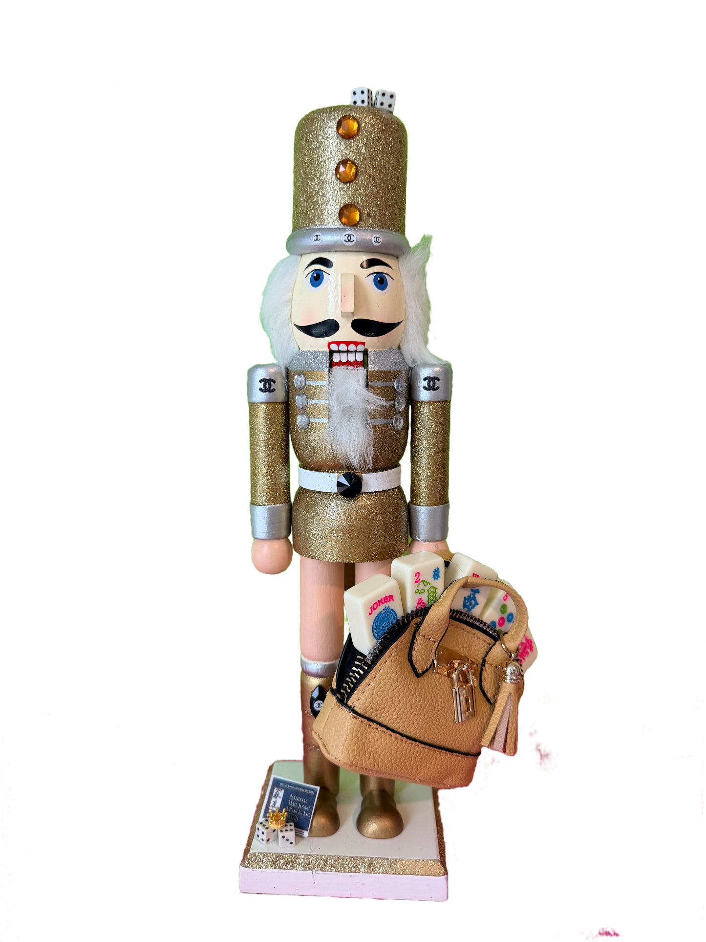 The Sir Mahjong Knight Gold – Small Nutcracker