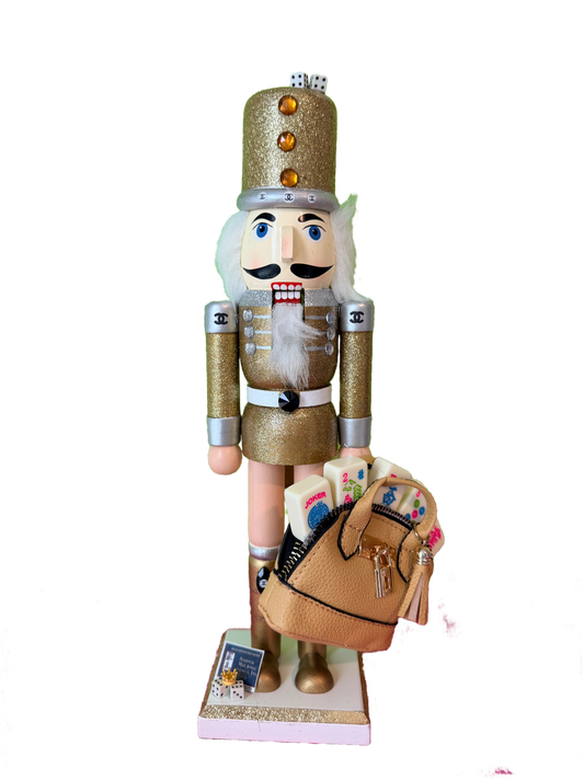 The Sir Mahjong Knight Gold – Small Nutcracker