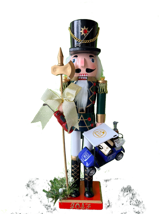 The Scottish Golfer Blue - Small Nutcracker