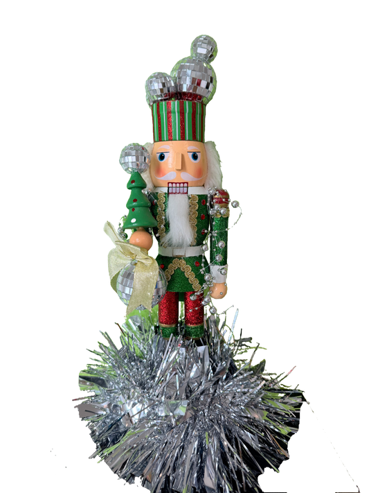 The Disco Santa - Small Nutcracker